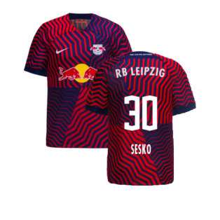2023-2024 Red Bull Leipzig Away Shirt (Sesko 30)