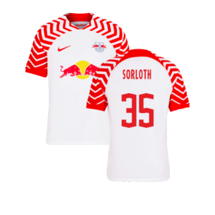 2023-2024 Red Bull Leipzig Home Shirt (Sorloth 35)