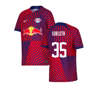 2023-2024 Red Bull Leipzig Away Shirt (Kids) (Sorloth 35)