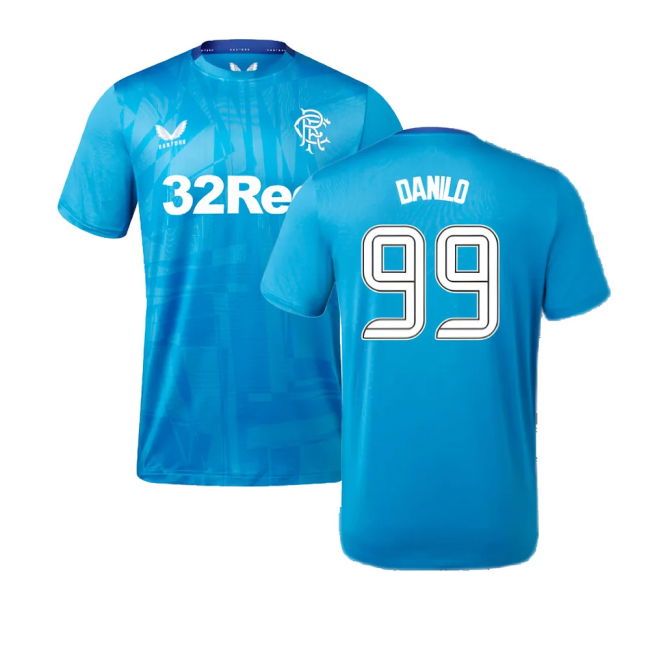 2023-2024 Rangers Players Training Tee (Deep Water) (Danilo 99)