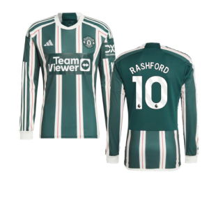 2023-2024 Man Utd Long Sleeve Away Shirt (Rashford 10)