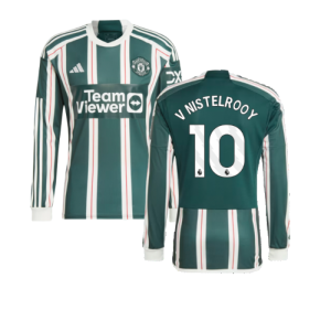 2023-2024 Man Utd Long Sleeve Away Shirt (V Nistelrooy 10)