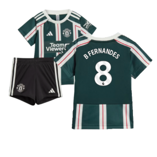 2023-2024 Man Utd Away Baby Kit (B Fernandes 8)