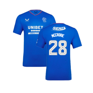 2023-2024 Rangers Pro Authentic Home Shirt (McCrorie 28)