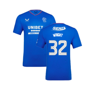 2023-2024 Rangers Pro Authentic Home Shirt (Wright 32)