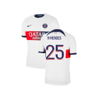 2023-2024 PSG Away Shirt (N Mendes 25)