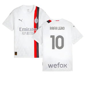 2023-2024 AC Milan Away Shirt (Kids) (Rafa Leao 10)