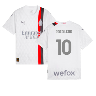 2023-2024 AC Milan Away Shirt (Kids) (Rafa Leao 10)