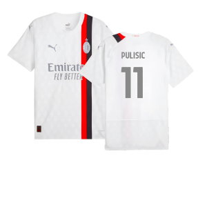 2023-2024 AC Milan Away Authentic Shirt (Pulisic 11)