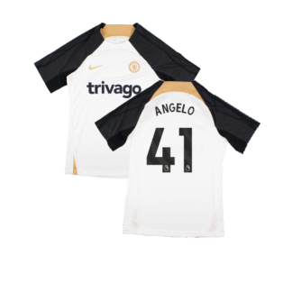 2023-2024 Chelsea Strike Training Shirt (White) (Angelo 41)