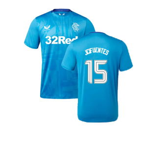 2023-2024 Rangers Players Training Tee (Deep Water) (J Cifuentes 15)