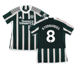 2023-2024 Man Utd Authentic Away Shirt (Ladies) (B Fernandes 8)