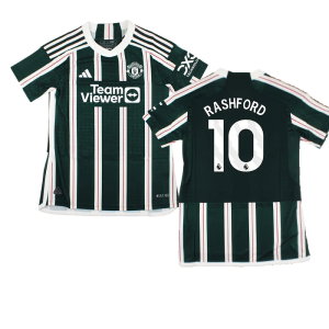 2023-2024 Man Utd Authentic Away Shirt (Ladies) (Rashford 10)