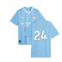 2023-2024 Man City Home Shirt (Kids) (Gvardiol 24)