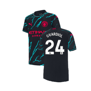2023-2024 Man City Third Shirt (Kids) (Gvardiol 24)