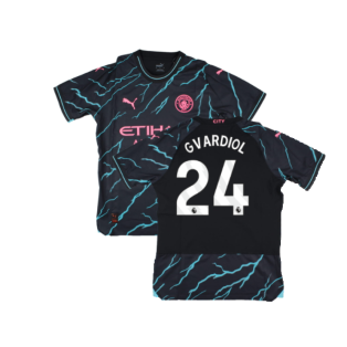 2023-2024 Man City Third Authentic Shirt (Gvardiol 24)