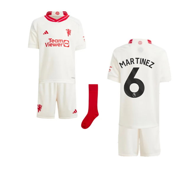 2023-2024 Man Utd Third Mini Kit (Martinez 6)