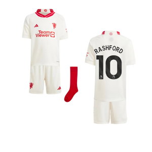 2023-2024 Man Utd Third Mini Kit (Rashford 10)