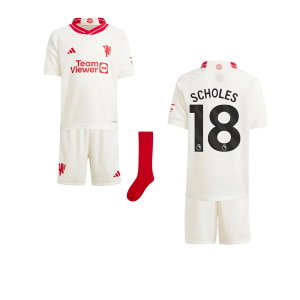 2023-2024 Man Utd Third Mini Kit (Scholes 18)