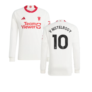 2023-2024 Man Utd Long Sleeve Third Shirt (V Nistelrooy 10)