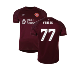 2023-2024 Hearts Home Shirt (Vargas 77)