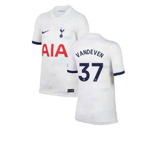 2023-2024 Tottenham Home Shirt (Kids) (Van De Ven 37)
