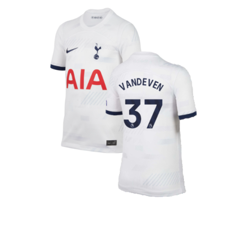 2023-2024 Tottenham Home Shirt (Kids) (Van De Ven 37)
