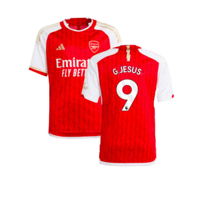 2023-2024 Arsenal Home Shirt (Kids) (G.Jesus 9)