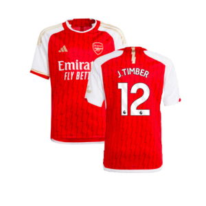 2023-2024 Arsenal Home Shirt (Kids) (J.Timber 12)
