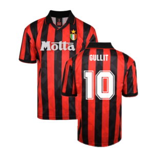 Score Draw AC Milan 1994 Retro Football Shirt (Gullit 10)