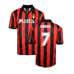 AC Milan 1994 Home Retro Shirt (Simone 7)