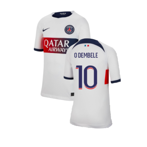 2023-2024 PSG Away Shirt (Kids) (O Dembele 10)
