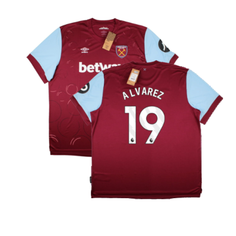 2023-2024 West Ham United Home Shirt (ALVAREZ 19)