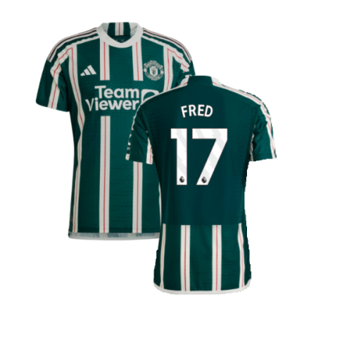 2023-2024 Man Utd Authentic Away Shirt (Fred 17)