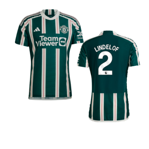 2023-2024 Man Utd Authentic Away Shirt (Lindelof 2)