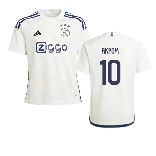 2023-2024 Ajax Away Shirt (Kids) (Akpom 10)