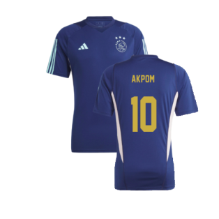 2023-2024 Ajax Training Jersey (Navy) (Akpom 10)