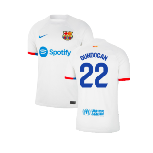 2023-2024 Barcelona Away Shirt (Gundogan 22)