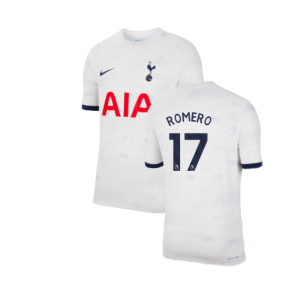 2023-2024 Tottenham Authentic Home Shirt (Romero 17)