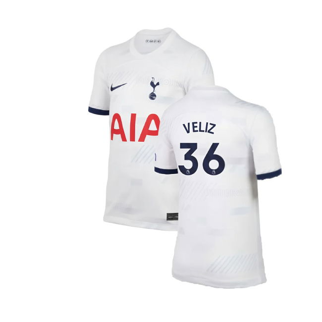 2023-2024 Tottenham Home Shirt (Kids) (Veliz 36)