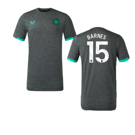 2023-2024 Newcastle Coaches Travel Tee (Black Marl) (Barnes 15)