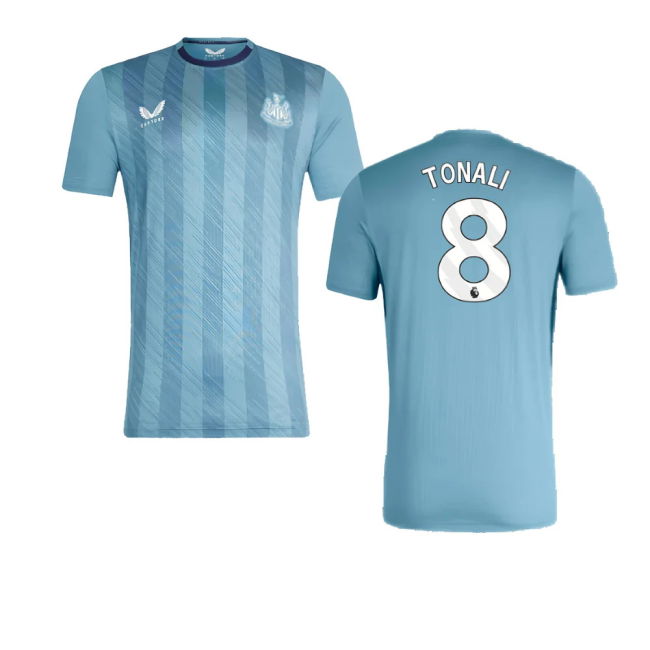 2023-2024 Newcastle Players Training Short Sleeve Tee (Bluestone) (Tonali 8)