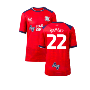 2023-2024 Preston North End Away Shirt (Kids) (Ramsey 22)