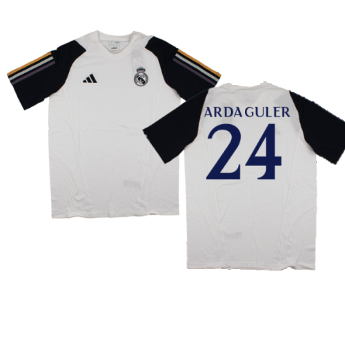 2023-2024 Real Madrid Core Tee (White) (Arda Guler 24)