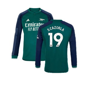 2023-2024 Arsenal Long Sleeve Third Shirt (S.Cazorla 19)