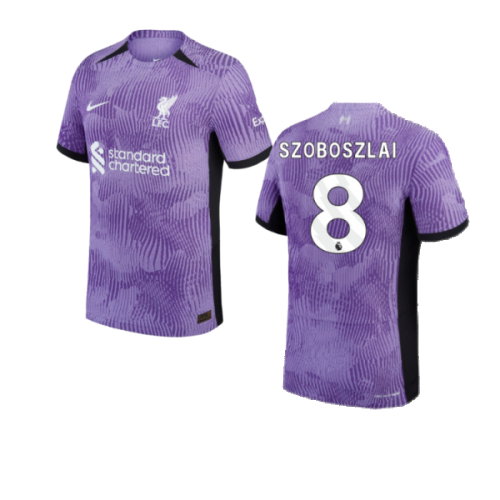 2023-2024 Liverpool Third Authentic Match Shirt (Szoboszlai 8)