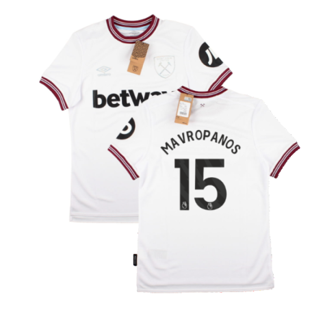 2023-2024 West Ham United Away Shirt (Mavropanos 15)
