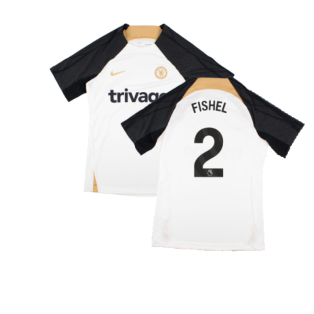 2023-2024 Chelsea Strike Training Shirt (White) (Fishel 2)