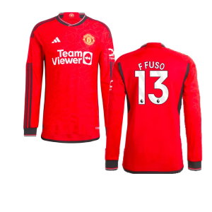 2023-2024 Man Utd Long Sleeve Home Shirt (F Fuso 13)