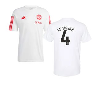 2023-2024 Man Utd Training Tee (White) (Le Tissier 4)